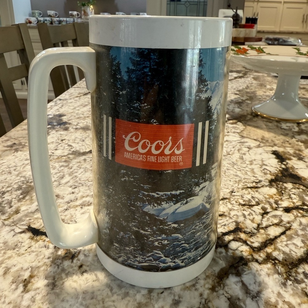 Vintage Coors Insulated Beer Mug from Thermo Serv in Excellent Condition - Picture 3 of 7